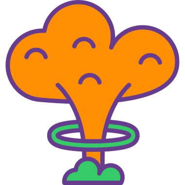 Ağaç ağacı. Basit resimleme