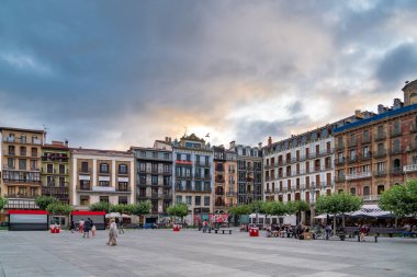 PAMPLONA, İspanya - Temmuz 04 2022: 
