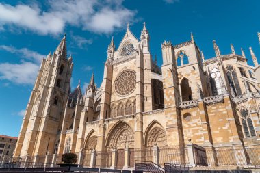 Leon 'un Muhteşem Katedrali. 