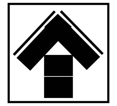 Vector logo. Abstraction. Art design. Figure. Symbol and letter. Sign on a white background. Vector drawing. Graphic element. Design.