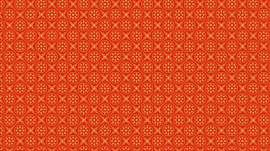 Kırmızı arkaplana karşı Çin altıgen desen dokusu 