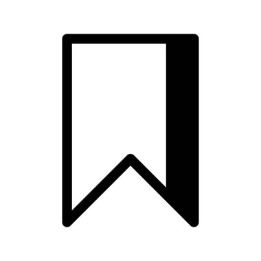 Satır biçiminde birinci sınıf yer imi simgesi veya logosu. Beyaz arka planda yüksek kalite işaret ve sembol var. Bilgi, web tasarımı ve uygulama geliştirme için vektör ana hatlı pictogram.