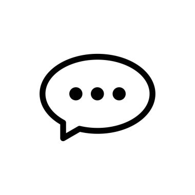 Sohbet Simgesi gri arka planda izole edilmiş, modaya uygun düz stil. Web siteniz için konuşma balonu sembolü, logo, uygulama, UI. Vektör illüstrasyonu