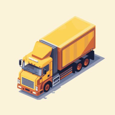 Araba simgeleri. Düz 3D izometrik yüksek kaliteli şehir ulaşımı. Sedan, minibüs, kargo kamyonu, off-road, otobüs, scooter, motosiklet, biniciler. Kentsel halk ve nakliye seti