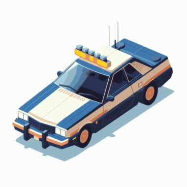 Araba simgeleri. Düz 3D izometrik yüksek kaliteli şehir ulaşımı. Sedan, minibüs, kargo kamyonu, off-road, otobüs, scooter, motosiklet, biniciler. Kentsel halk ve nakliye seti