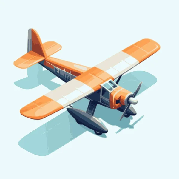 Letadlo Izometrické Ilustrace Plochá Izometrická Vysoce Kvalitní Doprava — Stockový vektor