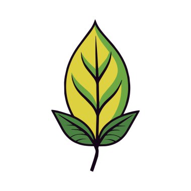 Bitkilerle metin arkaplanı ve tebrik kartları, posterler, pankartlar ve afişler için yapraklar içeren metin arkaplanı için basit düz bir illüstrasyon ile vektör ilülasyonu