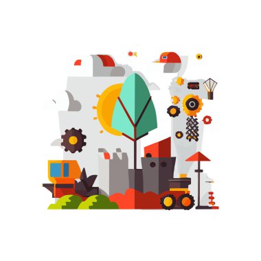 İş Geliştirme çizimleri. Mega set. İş faaliyetlerine katılan erkek ve kadınların olduğu sahnelerin toplanması. Moda vektör biçimi