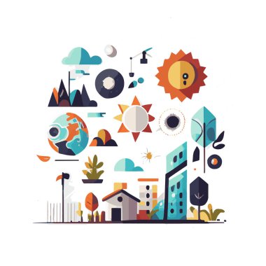 İş Geliştirme çizimleri. Mega set. İş faaliyetlerine katılan erkek ve kadınların olduğu sahnelerin toplanması. Moda vektör biçimi