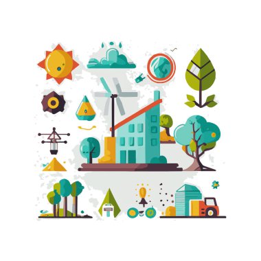 İş Geliştirme çizimleri. Mega set. İş faaliyetlerine katılan erkek ve kadınların olduğu sahnelerin toplanması. Moda vektör biçimi