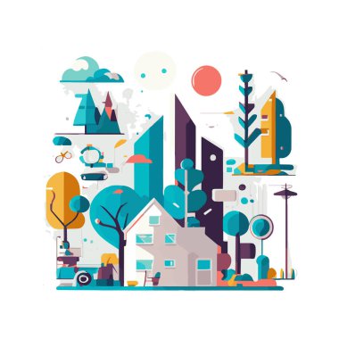 İş Geliştirme çizimleri. Mega set. İş faaliyetlerine katılan erkek ve kadınların olduğu sahnelerin toplanması. Moda vektör biçimi