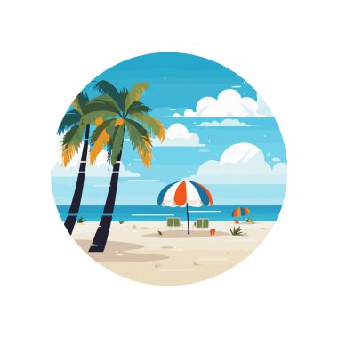 Yaz dönemi geçmişi. Mavi deniz ve plajda yaz için eşyalar