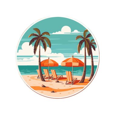 Yaz dönemi geçmişi. Mavi deniz ve plajda yaz için eşyalar