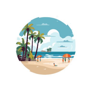 Yaz dönemi geçmişi. Mavi deniz ve plajda yaz için eşyalar