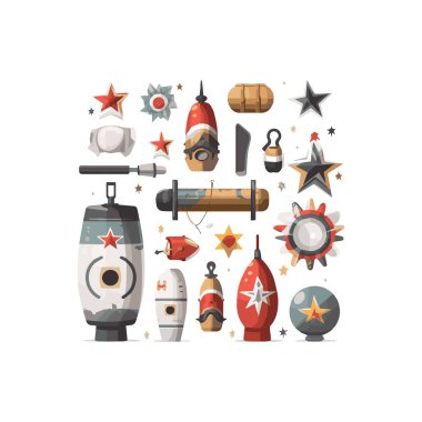 Bomba şirin tasarım basit illüstrasyon