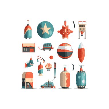 Bomba şirin tasarım basit illüstrasyon