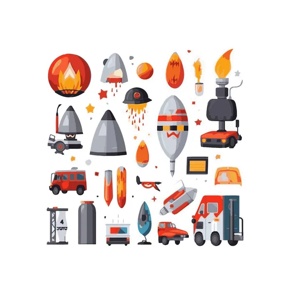 Bombe Design Mignon Illustration Simple — Image vectorielle
