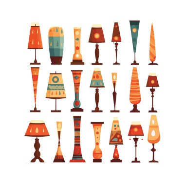 Lamba sevimli tasarım basit illüstrasyon, arkaplan ögesi