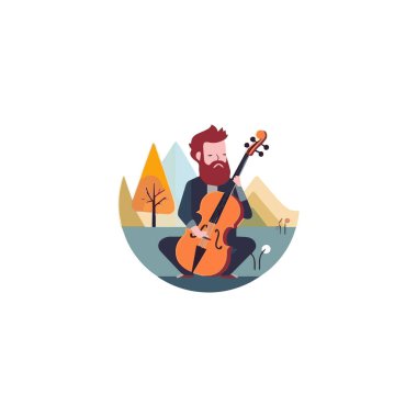 Müzik posteri. Festival, yarışma. Müzik aletleri. Piyanist. Piyano çalıyor. Bir dizi vektör çizimi. Minimalist tasarım. Kapak, baskı, afiş, broşür.