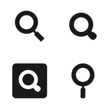 Arama simgesi vektörü, düzenlenebilir eps10