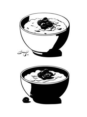 vektör kahvaltısı ve sabah simgesi