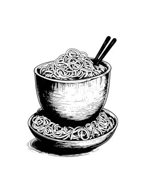 şehriye eli çizilmiş karalama çizim vektör kümesi