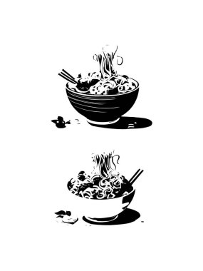 şehriye eli çizilmiş karalama çizim vektör kümesi