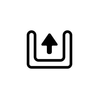 Web, bilgisayar ve mobil uygulama için simge vektörü yükle