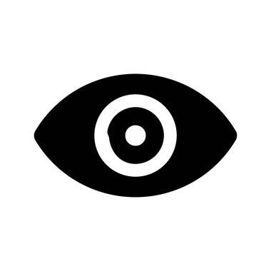 Göz, Bak ve Görüş simgesi. Web sitesi sayfası ve mobil uygulama tasarım vektör ögesi. Görüş işareti, bak, görüş, bakış, bakış, bakış, bakış, bakış, dekko, göz kırpma ve göz..