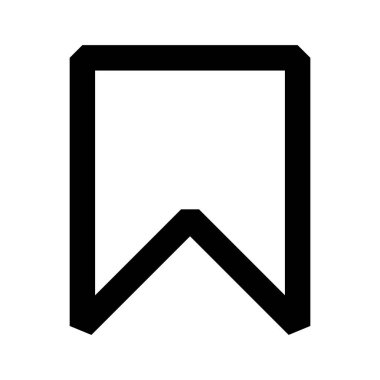 Arka planda sosyal medya simgesi izole edildi. Web sitesi tasarımı için modern kayıt yer imi sembolü, basit, vektör, simge, mobil uygulama, ui. Vektör İllüstrasyonu