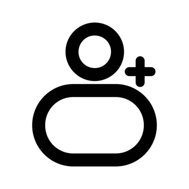 İnsan ve insan ikonu. Modern düz dizaynlı insanlar ikonu. Beyaz arkaplanda izole edilmiş insan vektörü simgesi