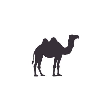 Siluetler hayvan ikonu vektör çizimi. Beyaz arkaplanda izole.