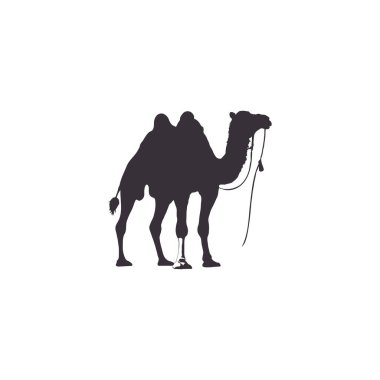 Siluetler hayvan ikonu vektör çizimi. Beyaz arkaplanda izole.