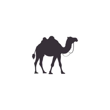 Siluetler hayvan ikonu vektör çizimi. Beyaz arkaplanda izole.