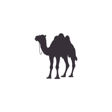 Siluetler hayvan ikonu vektör çizimi. Beyaz arkaplanda izole.