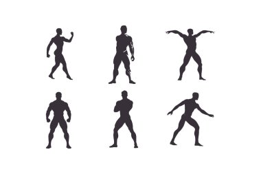 Basketbol, halter, futbol, badminton ve beysbol oyuncularından oluşan bir karakter koleksiyonu. Spor konsepti olan tasarım unsurları, ulusal spor gününü kutlamak. Spor atleti silueti