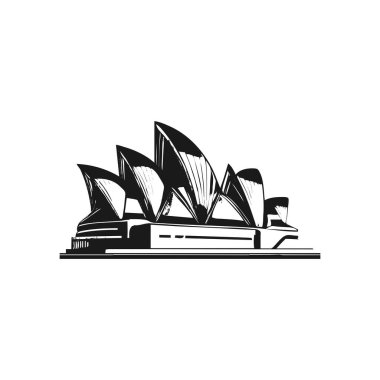 Siluet Dünyası harikaları görüş sembolleri ile ayarlandı düz izole vektör illüstrasyonu