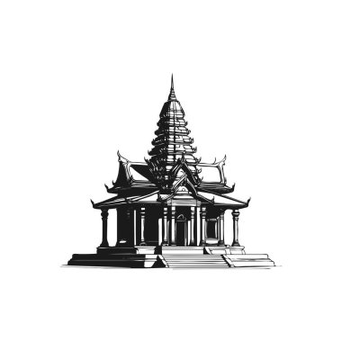 Silüet tasarım elementleri beyaz arkaplanda izole, evrensel için basit tasarım.