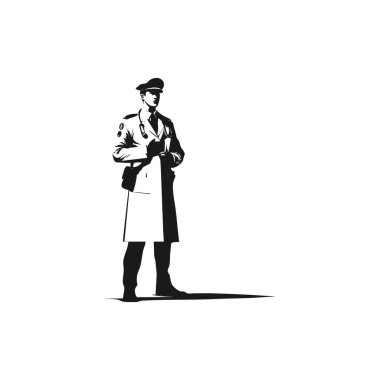 Silüet tasarım elementleri beyaz arkaplanda izole, evrensel için basit tasarım.