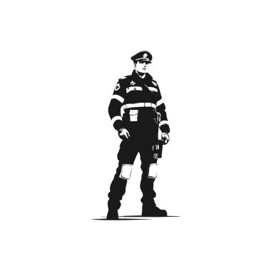 Silüet tasarım elementleri beyaz arkaplanda izole, evrensel için basit tasarım.