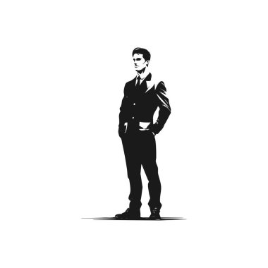 Silüet tasarım elementleri beyaz arkaplanda izole, evrensel için basit tasarım.