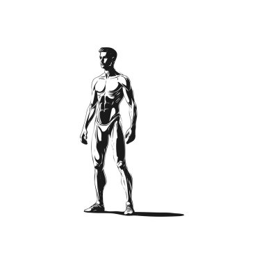 Silüet tasarım elementleri beyaz arkaplanda izole, evrensel için basit tasarım.