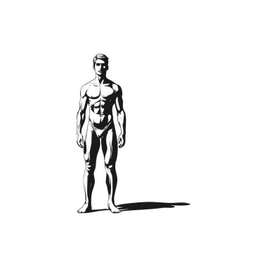 Silüet tasarım elementleri beyaz arkaplanda izole, evrensel için basit tasarım.