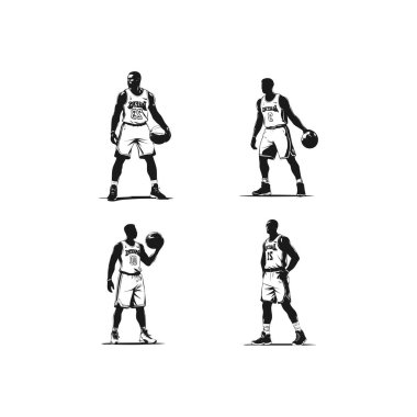 Bu siluet element koleksiyonu temiz ve zarif şekiller sunuyor, posterler, davetiyeler, logolar, tişörtler, çıkartmalar, sunumlar, sosyal medya ve daha fazlası için mükemmel. Yüksek kontrastlı minimalist görünümlü bu tasarımları entegre etmek kolaydır