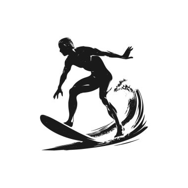 Tasarım için siluet tasarım elemanları evrensel şablon, beyaz arkaplanda izole edilmiş basit şablon tasarımı.