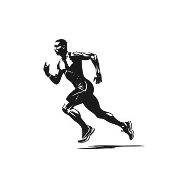 Tasarım için siluet tasarım elemanları evrensel şablon, beyaz arkaplanda izole edilmiş basit şablon tasarımı.