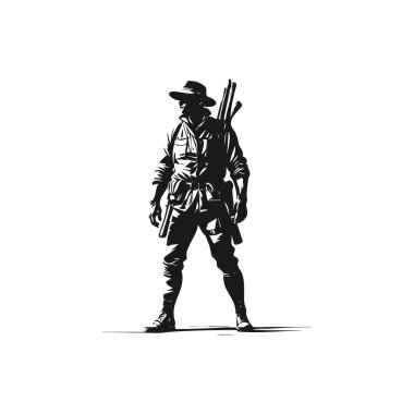 Tasarım için siluet tasarım elemanları evrensel şablon, beyaz arkaplanda izole edilmiş basit şablon tasarımı.