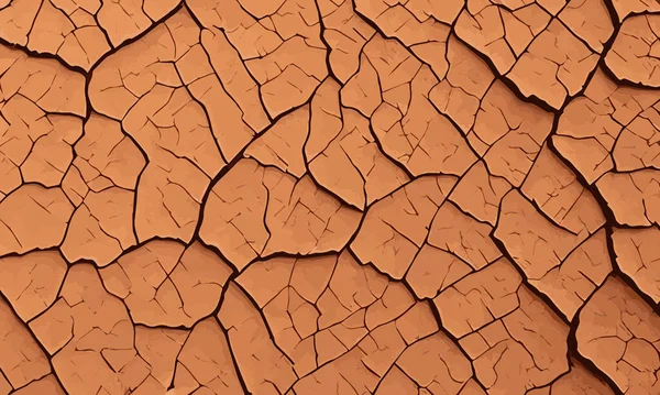 Latar Belakang Tanah Coklat Konsep Wallpaper Vektor Lingkungan Yang Buruk - Stok Vektor