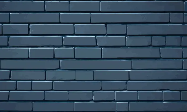 Кирпичная Стена Синяя Текстура Поверхности Фона Векторная Иллюстрация Кирпичной Стены — стоковый вектор