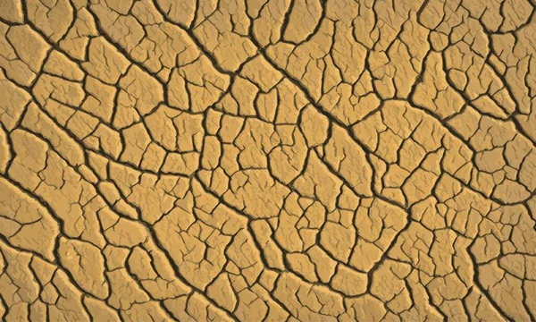 Trockene Und Gebrochene Braune Erde Vektor Hintergrund Textur Von Grungy — Stockvektor
